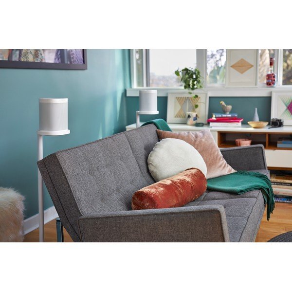 Set di 2 supporti per diffusori bianchi Supporti, altezza 84 cm - Sonos-image-1