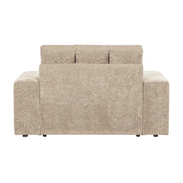 Poltrona beige con rivestimento in ciniglia Second date – WOOOD-image-2