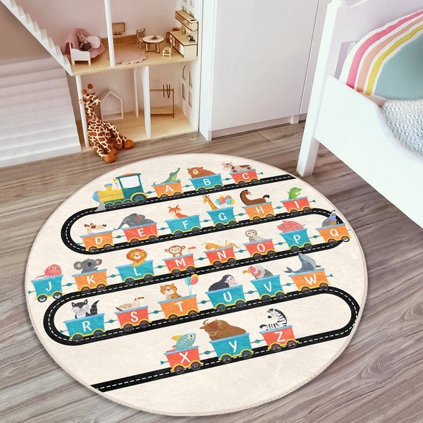 Tappeto per bambini ø 120 cm Comfort - Mila Home-image-4