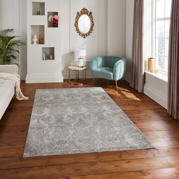 Tappeto grigio 200x285 cm Imperial Slate – Think Rugs-image-1