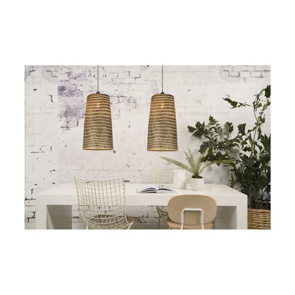 Lampada a sospensione in bambù , ⌀ 37 cm Kalimantan - Good&Mojo-image-1