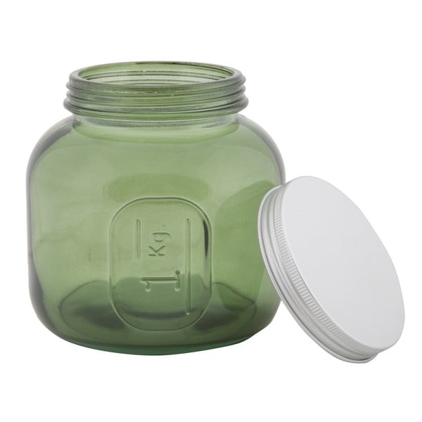 Scatola in vetro riciclato verde Coperchio, ⌀ 13 cm - Mauro Ferretti-image-4