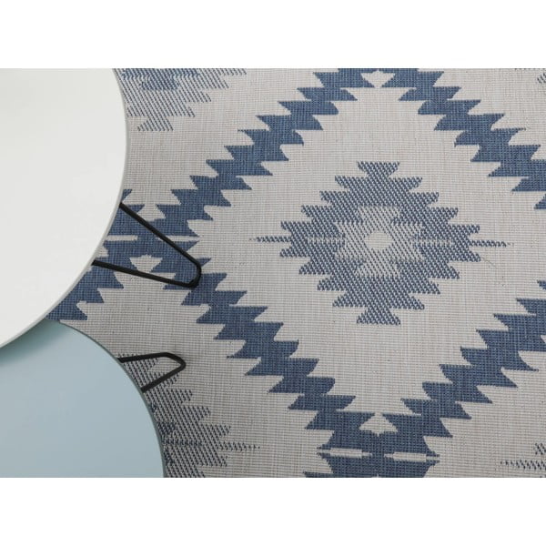 Tappeto da esterno blu e crema , 230 x 160 cm Malibu - NORTHRUGS-image-4