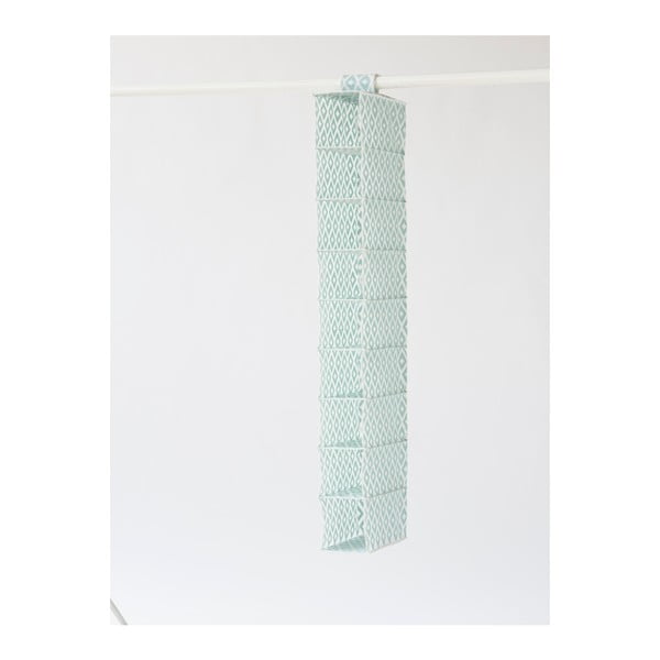 Organizzatore guardaroba verde con 9 scomparti, larghezza 15 cm Daman - Compactor-image-2