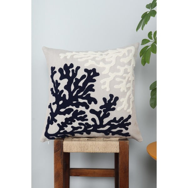 Cuscino decorativo in lino 43x43 cm Mercan – Mioli Decor-image-1