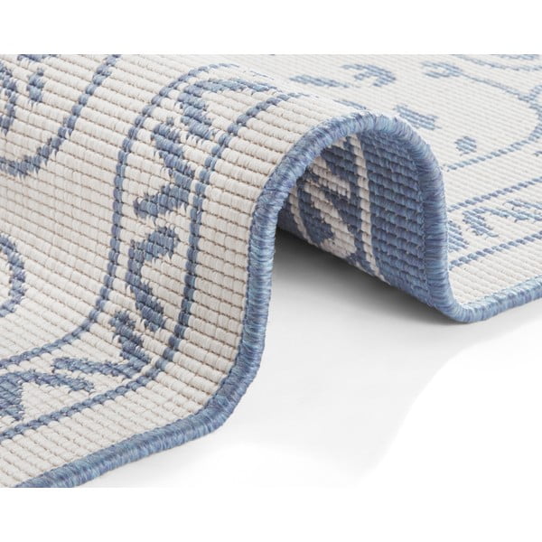 Tappeto da esterno blu e crema , 160 x 230 cm Leyte - NORTHRUGS-image-3