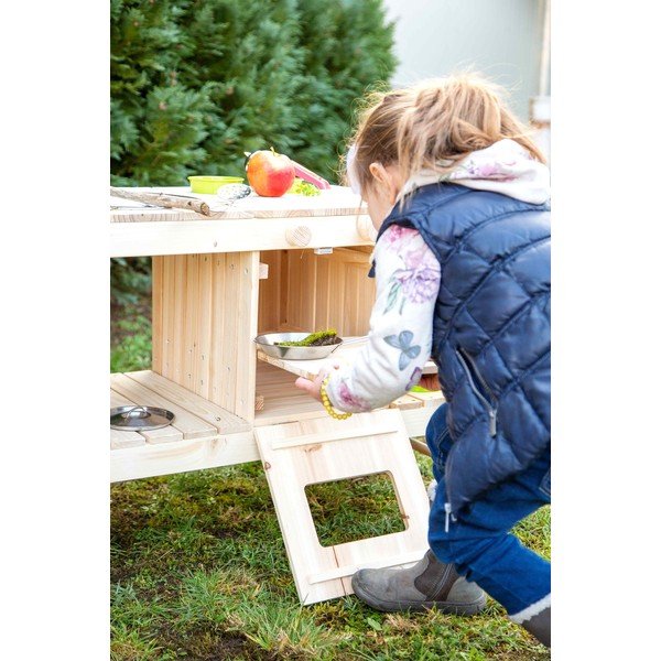 Cucina da esterno in legno per bambini Mud - Legler-image-2