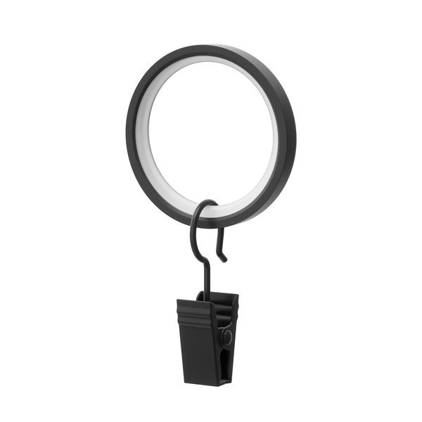 Anelli per tende con rana in set da 7 Cappa - Umbra-image-2