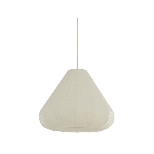Lampadario color crema con paralume in carta ø 10 cm Sarella – Light & Living