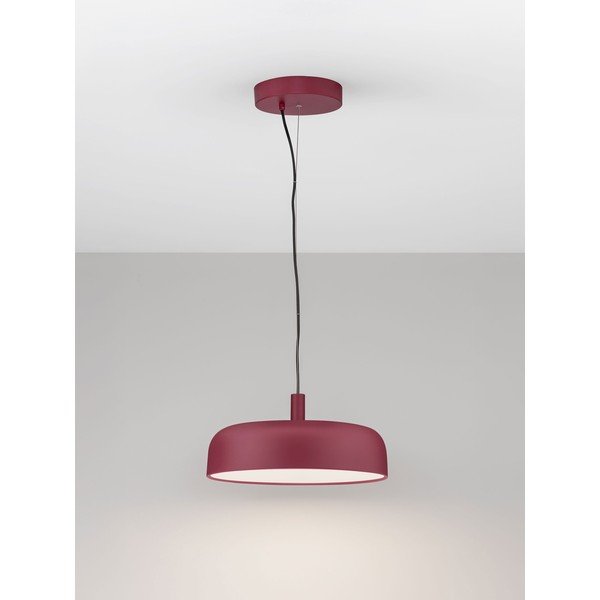 Lampadario LED burgundy in alluminio con intensità regolabile ø 40 cm Noelia – Nova Luce-image-2