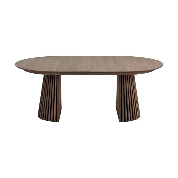 Tavolo da pranzo con effetto rovere allungabile con estensione Osaka – House Nordic-image-3