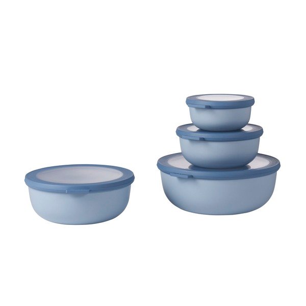 Set di 4 scatole nordiche blu Cirqula - Mepal-image-1