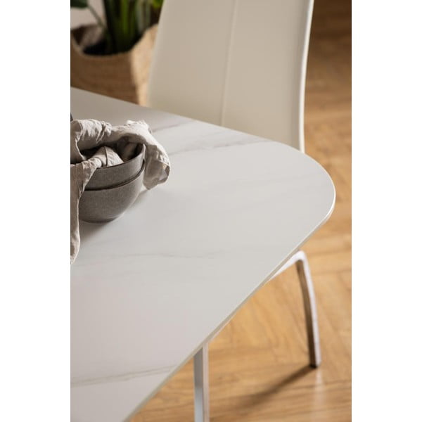 Tavolo da pranzo con piano in ceramica 90x90 cm Malta - Actona-image-2