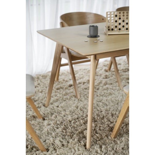 Tavolo da pranzo pieghevole con piano in legno di frassino 190x90 cm Yumi - Rowico-image-1