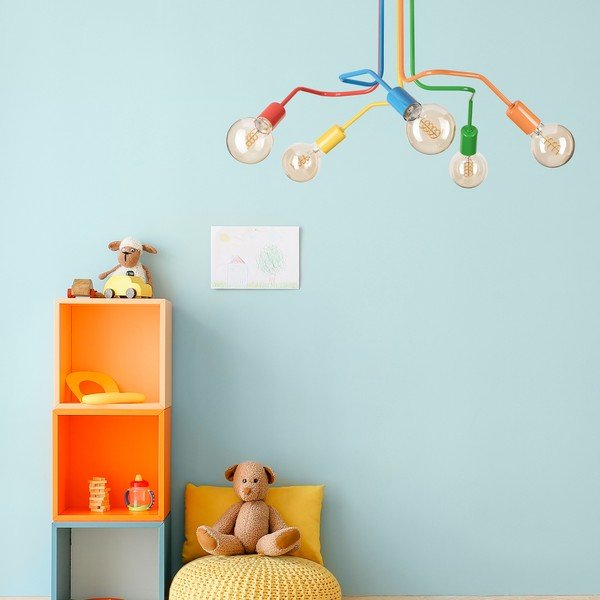 Lampadario 59x59 cm Domino - LAMKUR-image-4