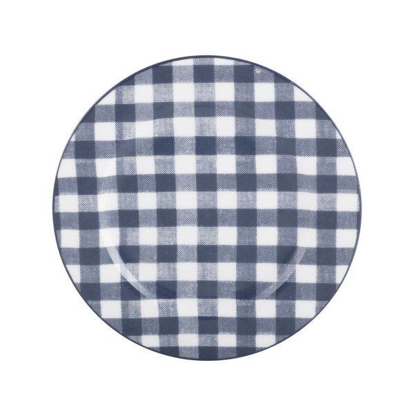 Porcelánový dezertní talíř Creative Tops Ginghamm, ⌀ 19 cm