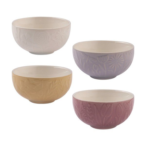 Ciotoline in set per zuppe e minestre in ceramica 4 pz 175 ml In The Meadow – Mason Cash