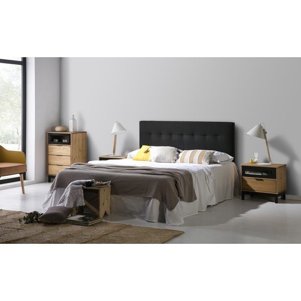 Comodino in legno di pino massiccio Denise - Marckeric-image-1