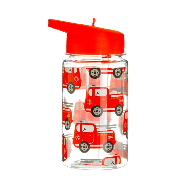 Borraccia per bambini Drink Up Engine, 400 ml Fire Engine - Sass & Belle-image-2