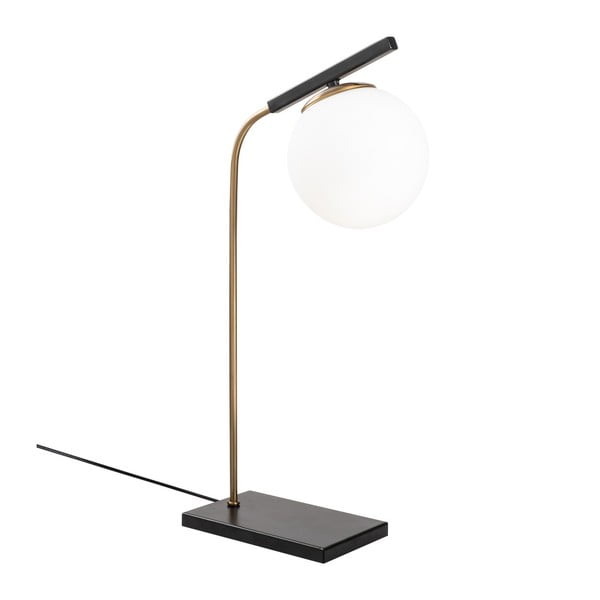 Lampada da tavolo in metallo nero Opviq luci Nona - Opviq lights-image-1