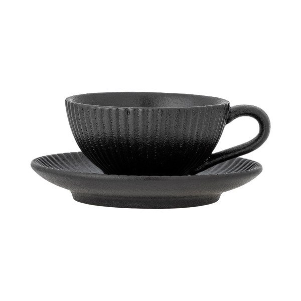 Tazzina per cappuccino nera in ceramica 200 ml Neri – Bloomingville