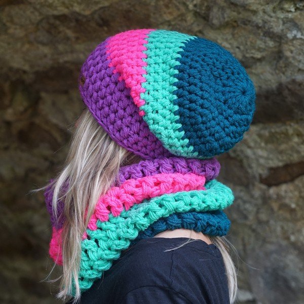 Cappello lavorato a mano all'uncinetto Mia - DOKE-image-2
