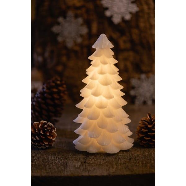 Decorazione natalizia luminosa bianca ø 13 cm Carla – Sirius-image-1