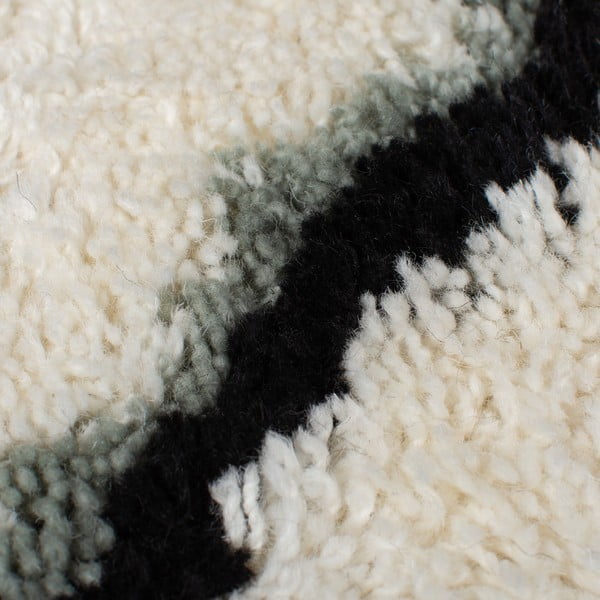 Tappeto in lana color crema tessuto a mano 160x230 cm Moroccan Midar - Flair Rugs-image-4