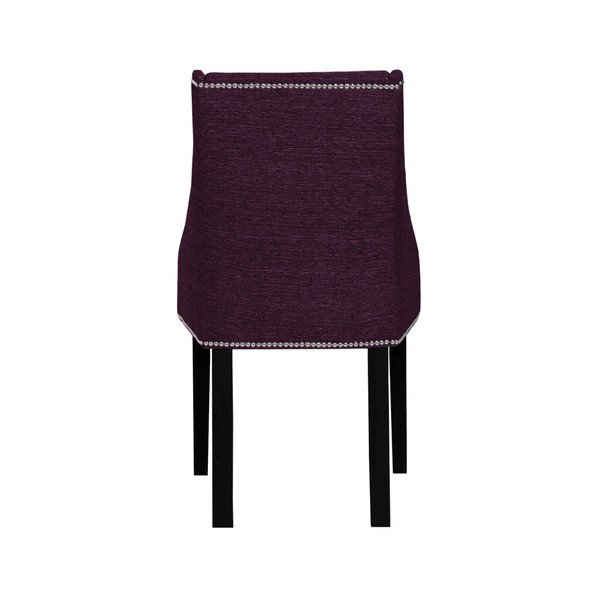 Sedia viola con gambe in faggio nero Patchouli - Ted Lapidus Maison-image-4