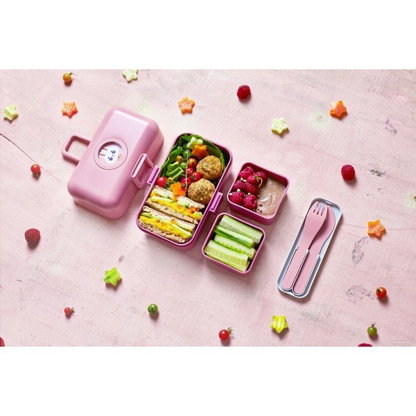 Scatola della merenda rosa per bambini Blush Tresor - Monbento-image-1