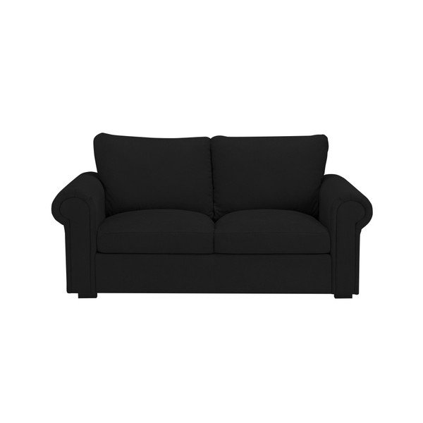 Černá pohovka Windsor & Co Sofas Hermes, 104 cm