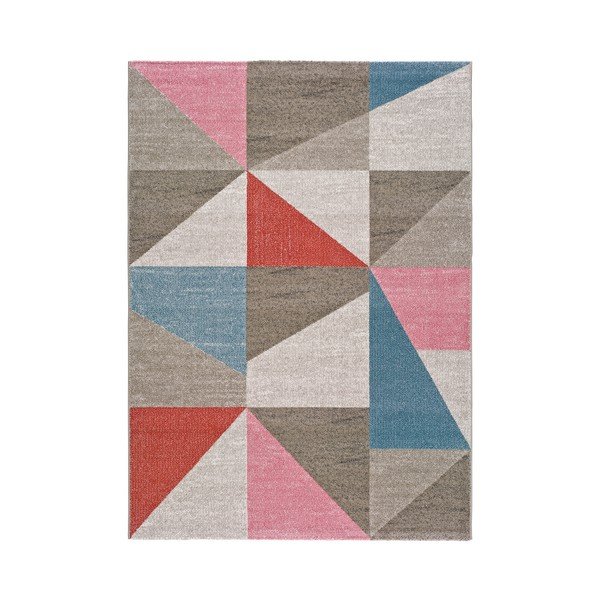 Tappeto adatto all'esterno Fusion Grisso Rojo, 80 x 150 cm - Universal