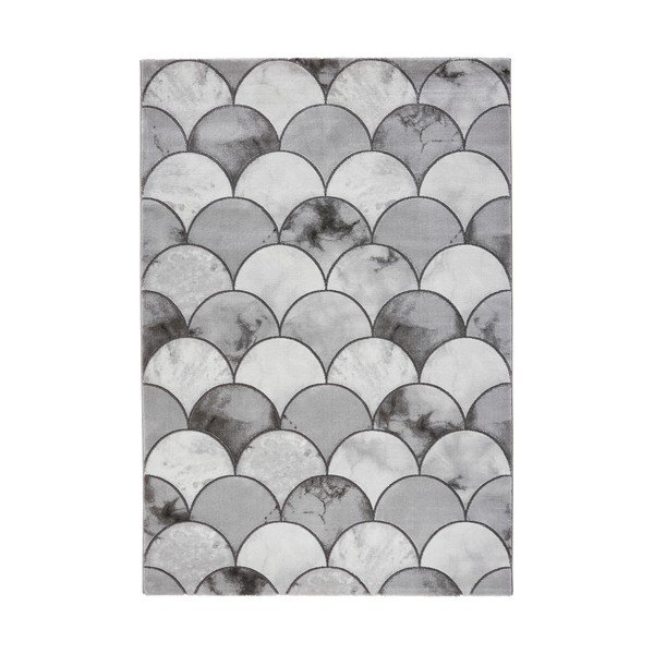 Tappeto grigio/argento 170x120 cm Craft - Think Rugs