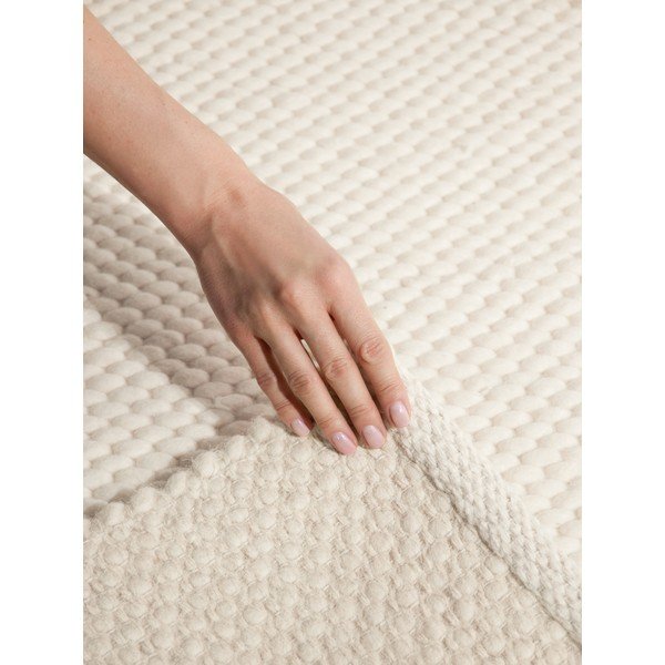 Tappeto color crema in lana tessuto a mano 140x200 cm Lyon Beans – Elle Decoration-image-4
