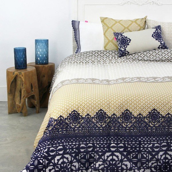 Povlak na peřinu z čisté bavlny Happy Friday Embroidery, 220 x 220 cm-image-2