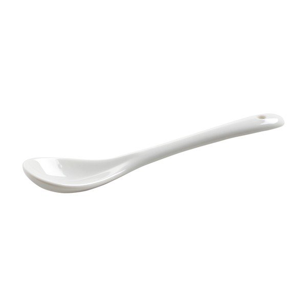 Cucchiaino in porcellana bianca Basic - Maxwell & Williams