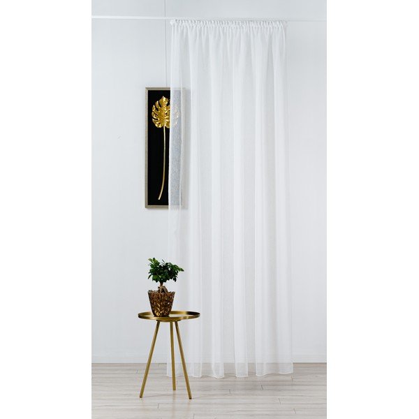 Tenda sottile bianca 140x245 cm Perseide – Mendola Fabrics-image-1