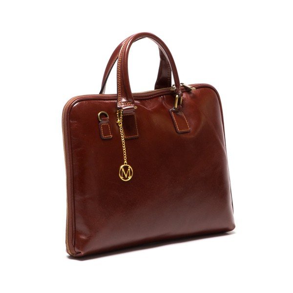 Kožená kabelka Dominica 375 Marrone-image-1