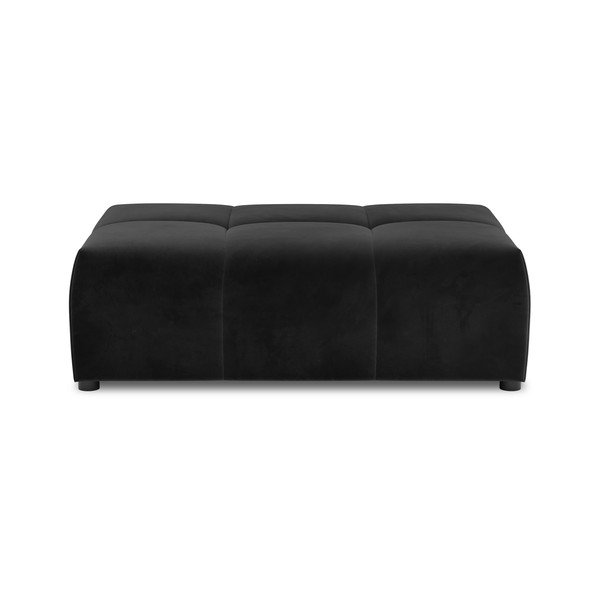 Modulo divano in velluto nero Rome Velvet - Cosmopolitan Design-image-2