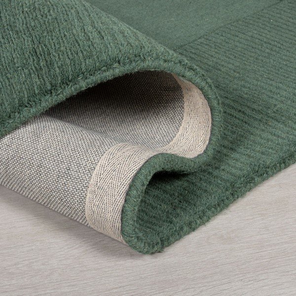 Tappeto in lana verde scuro 120x170 cm Siena - Flair Rugs-image-4