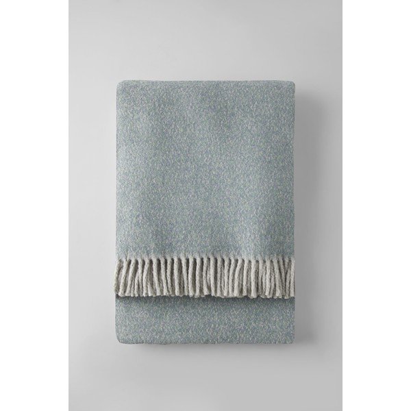 Coperta blu in misto cotone 140x180 cm Rennes – Euromant