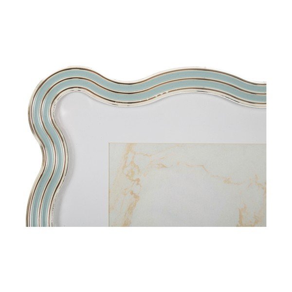 Cornice azzurra/argentata in metallo/in vetro verticale con sostegno 17,5x22,5 cm Elizabeth – Mauro Ferretti-image-4