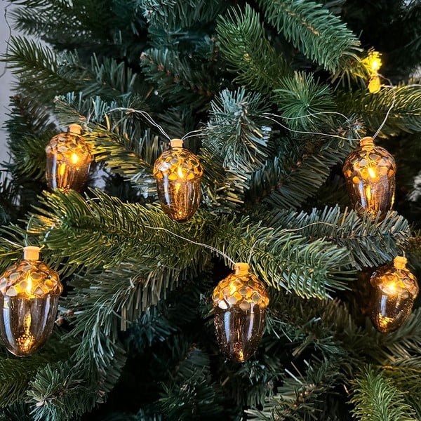 Decorazione natalizia luminosa 8 lampadine lunghezza totale 105 cm Celina – Sirius-image-2