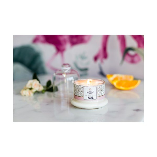 Candela in cera di soia, durata di combustione 72 ore Lovely Girl - We Love Candles-image-2