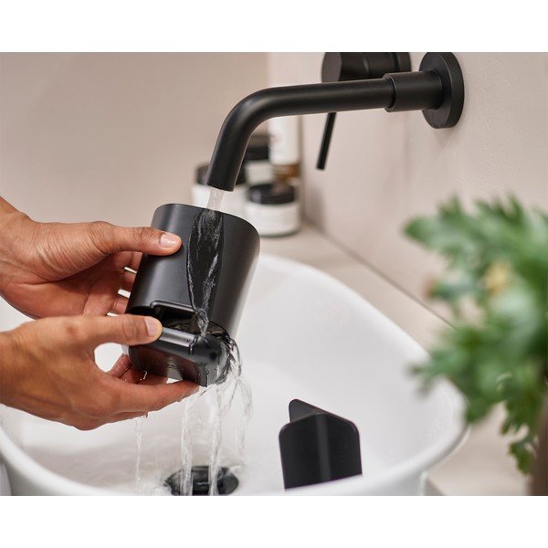 Portaspazzolini in plastica nero EasyStore - Joseph Joseph-image-3