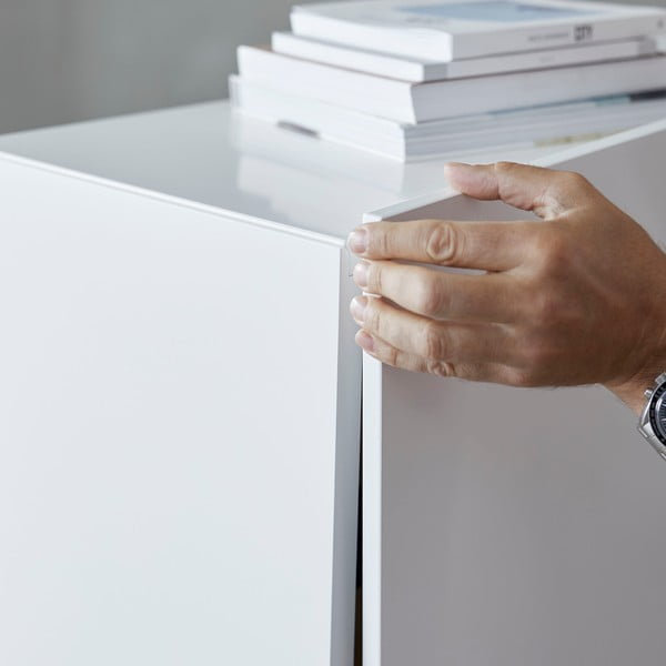 Cassettiera alta bianca 91x103 cm Edge by Hammel - Hammel Furniture-image-2