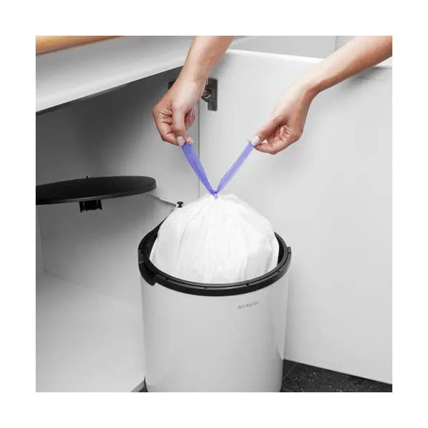 Bidone in acciaio da incasso bianco 15 L - Brabantia-image-2