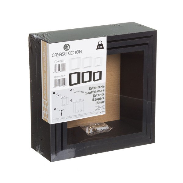 Mensole nere in set da 3 - Casa Selección-image-3