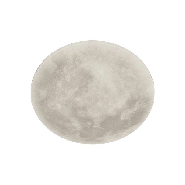 Plafoniera per bambini LED grigio chiaro con paralume in vetro acrilico ø 40 cm Lunar – Trio