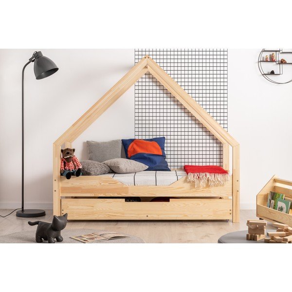 Letto per bambini in legno di pino Loca Bon, 90 x 190 cm - Adeko-image-4
